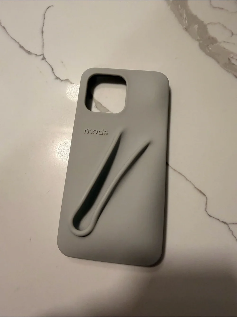 Rhode - Grey Silicone iPhone 14 Pro Max Case